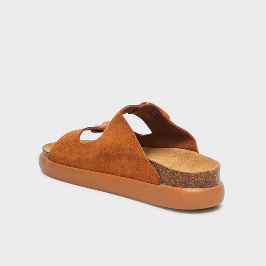 NOELLE CHUNKY SUEQ-W COGNAC