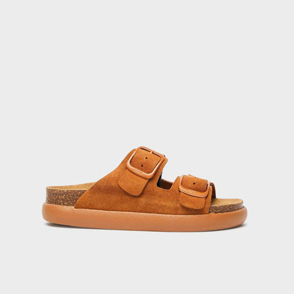 NOELLE CHUNKY SUEQ-W COGNAC