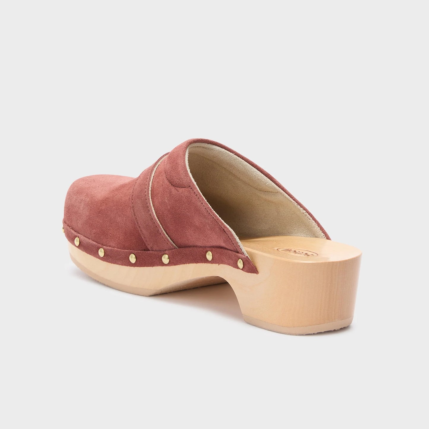 Pescura Clog 50 - Wooden Clogs in suede